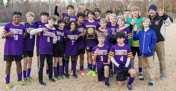 Cramerton Middle Boys Soccer